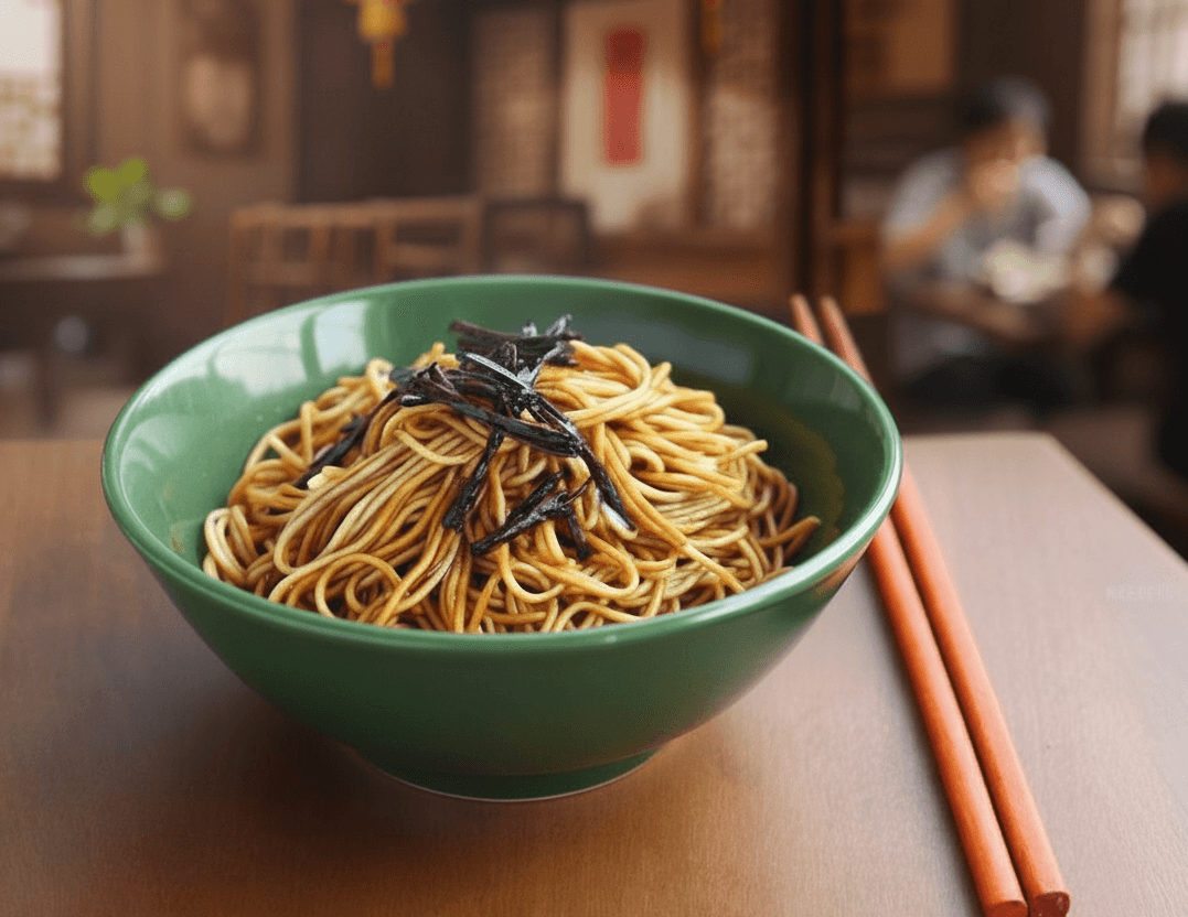 Scallion Oil Noodles (Cong You Ban Mian)