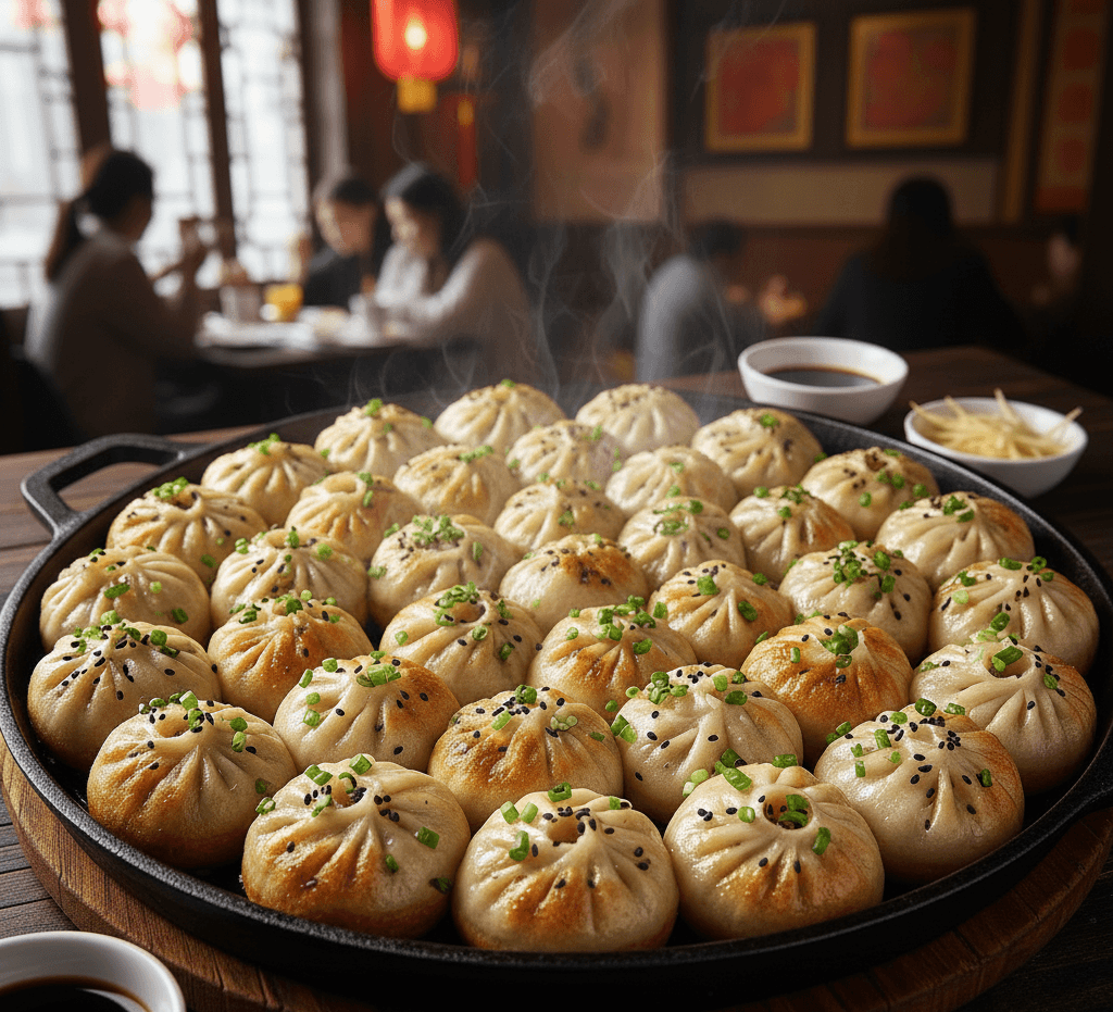 Shengjianbao pan-fried buns