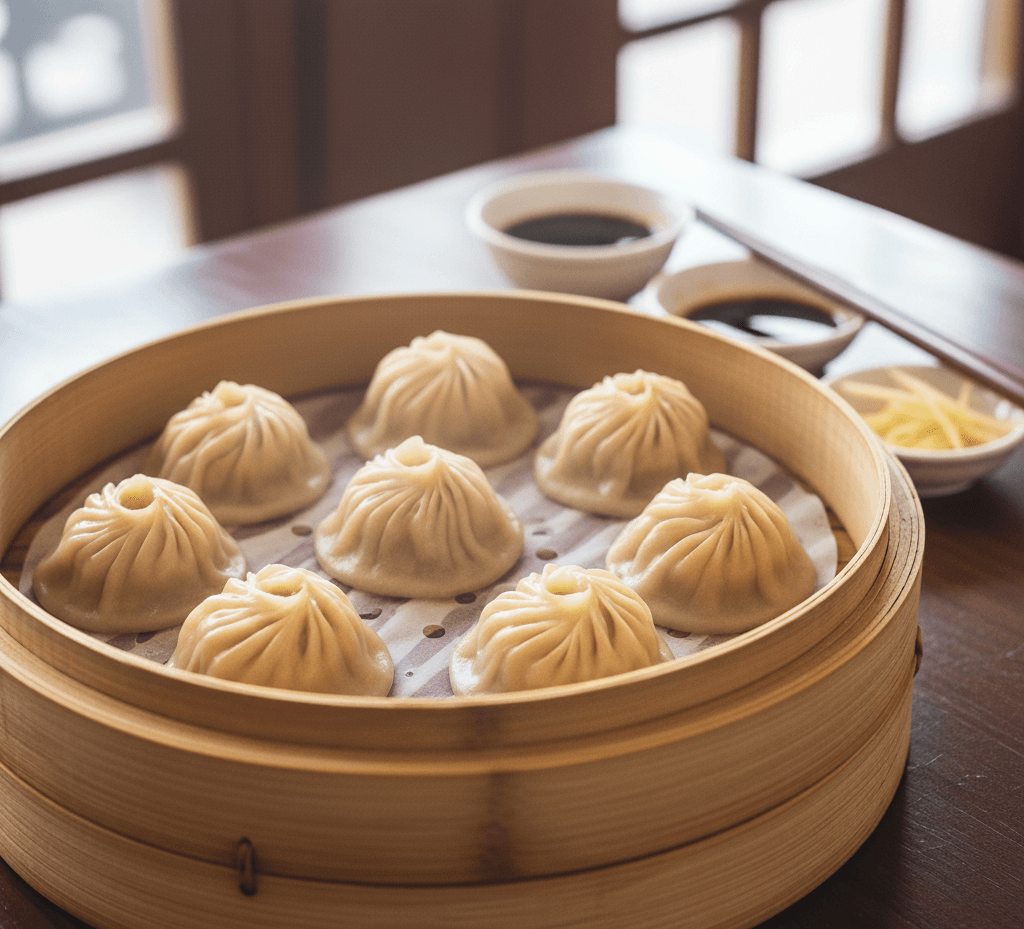 Xiaolongbao soup dumplings